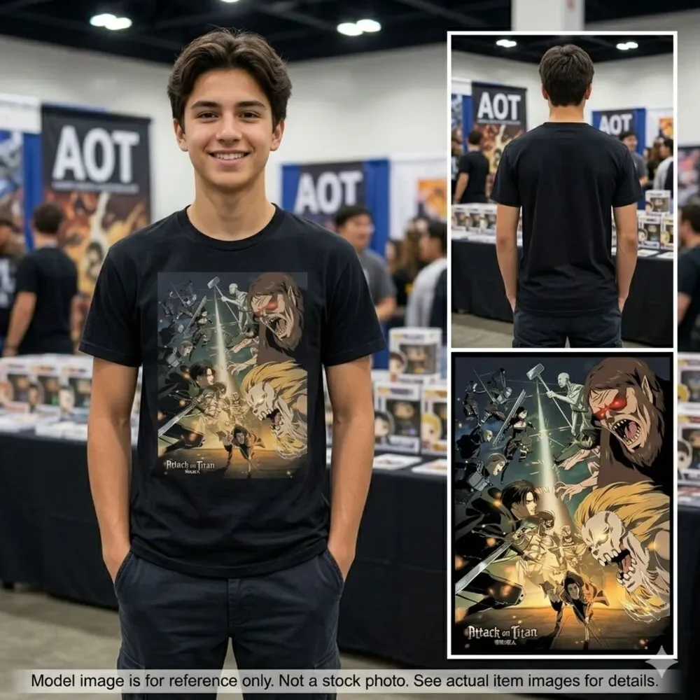 Attack on Titan‎ Final Season Graphic T-Shirt M